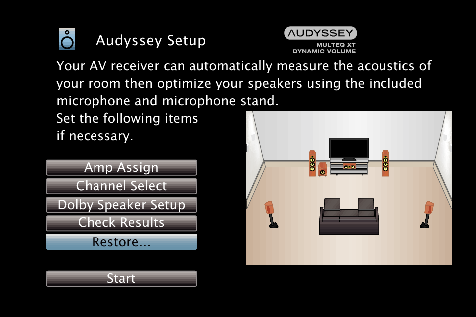 GUI AudysseySetup X2200E3